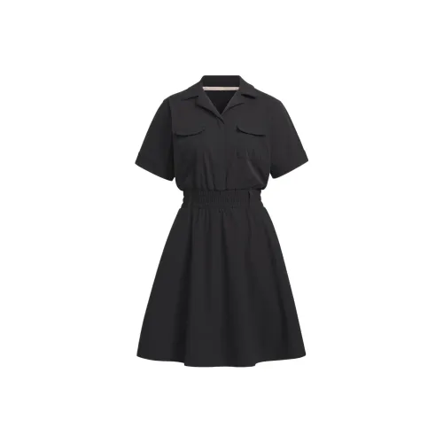 Adidas Beyond The Course Короткий рукав платье женское черное