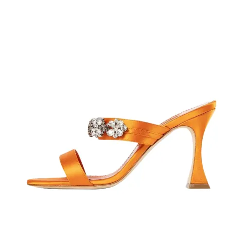 MANOLO BLAHNIK Слипоны Апельсин Женские