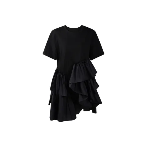 THE SEA LIFE Короткое платье с короткими рукавами женское