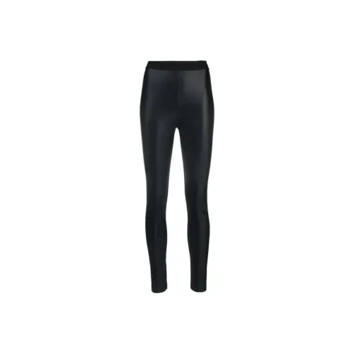VERSACE JEANS COUTURE Leggings Женские Черные
