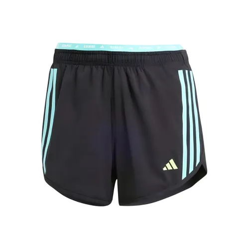 Adidas OWN THE RUN Повседневные шорты Женские Черный Блестящий Вода