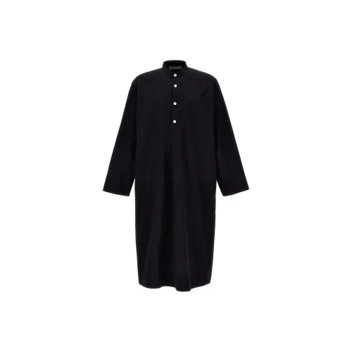 Birkenstock Длинное платье с длинными рукавами женское черное