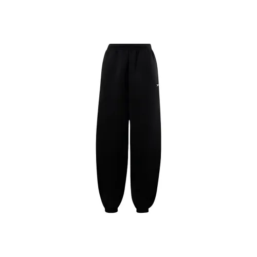 reebok STUDIO Черные Женские Вязаные Тренировочные Брюки