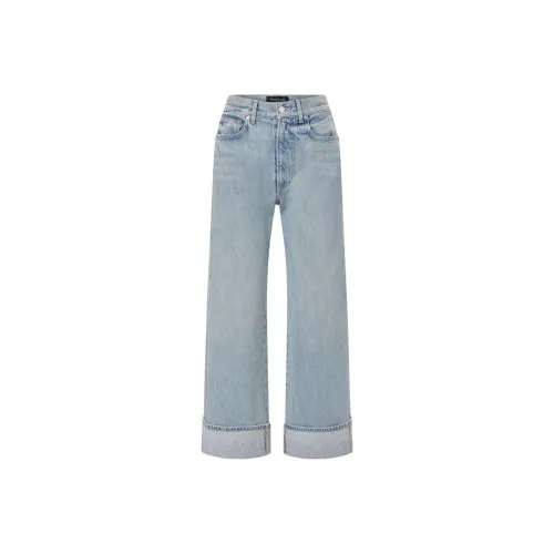 Veronica Beard SS24 Джинсы Женские Светло-Синий