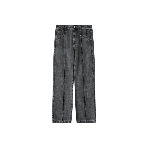 ISABEL MARANT Серые Женские Джинсы