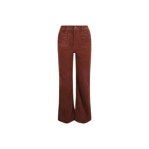 Mother Коричневые Женские Джинсы