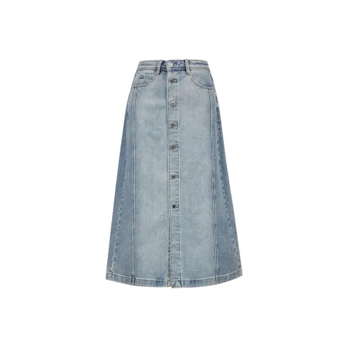 ONLY Denim Длинная Юбка Женская C11 Тихий Серый