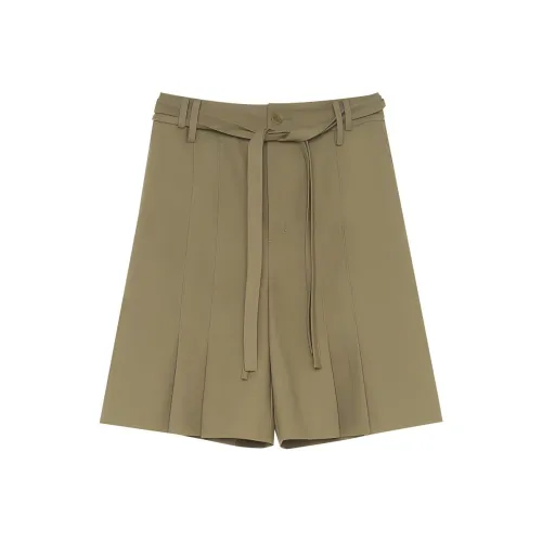 BLUEerror Повседневные шорты Женские Жженый чайный коричневый