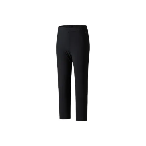 Anta Champion All Weather Series Вязаные тренировочные брюки Женские базовые Черный