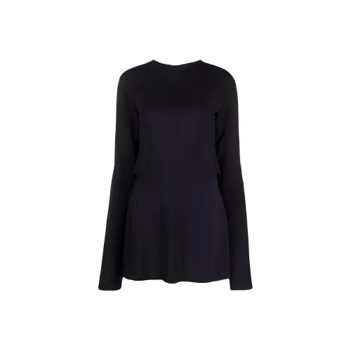 032c Black Женские Длинные Рукава Платья