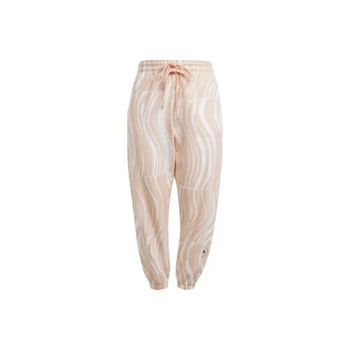 Adidas Stella McCartney Collaboration BY Stella McCartney Вязаные тренировочные брюки женские цвет румяно-розовый