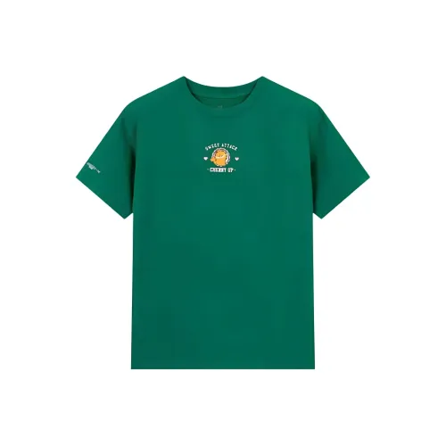 361° x garfield LIANMINGKUAN Sports Life Collection T-Shirt Женская Темный Снег Зеленый