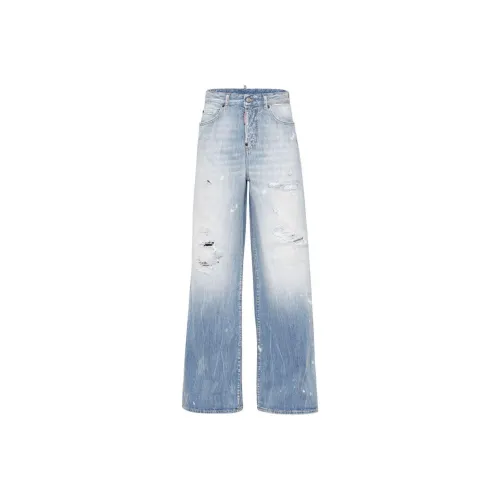 DSQUARED 2 SS24 Джинсы Женские Морской Синий