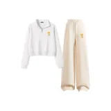 Белый (M Custard Ginger Chest Label) + Молочный белый (M Custard Ginger Pants Label)
