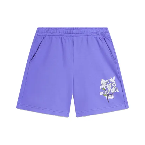 LINING Sports Fashion Collection Very Peri Фиолетовый Женские Повседневные шорты