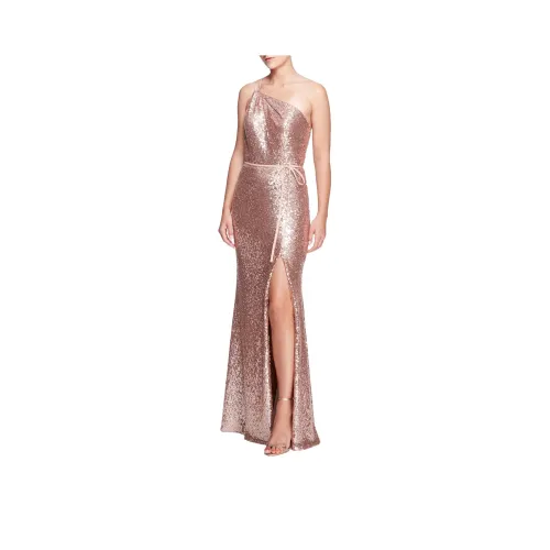 Marchesa Notte Розовые Женские Платья без рукавов