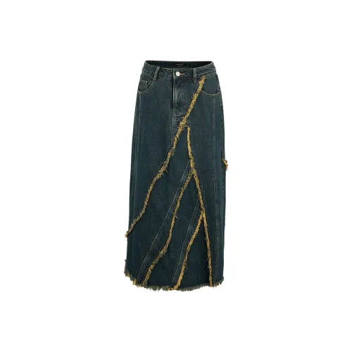 UR Denim Long Skirt Women's Indigo