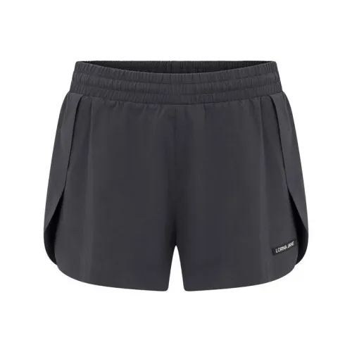 LORNA JANE Повседневные шорты Женские Серебристый Серый