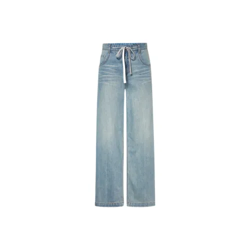 MO CO Джинсовый синий Женские джинсы