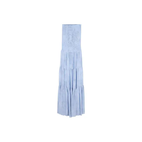 MICHAEL KORS SS24 Sleeveless Dress Women's Light Blue MICHAEL KORS SS24 Без рукавов Платье Женское Светло-Синий