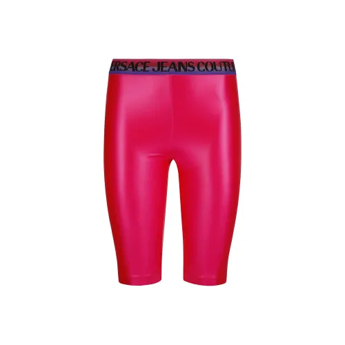 VERSACE JEANS COUTURE Повседневные шорты Женские Красные