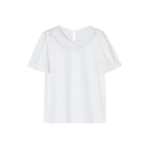 XIANGYING T-рубашка Женская Белая