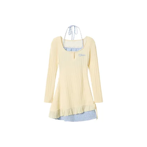 FABRIC PIG Короткий рукав платье женское