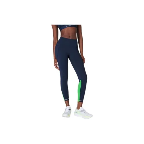 Sweaty Betty Вязаные спортивные брюки женские цвет морской синий