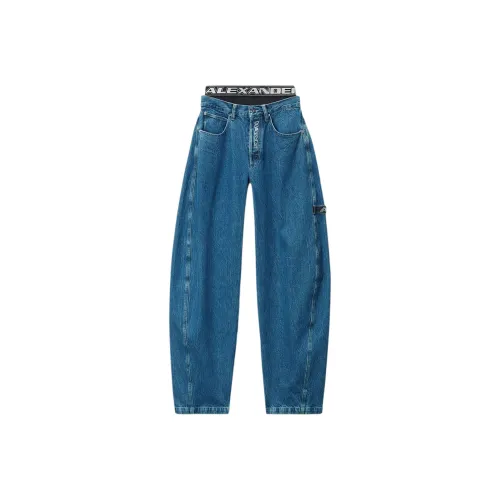 Alexander Wang SS25 Джинсы Женские Темно-синий