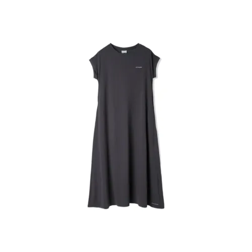 Коллаборация Columbia Короткий рукав Платье Женское Акула Цвет