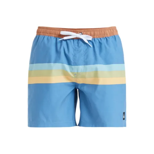 Quiksilver Мужские Плавательные Шорты Синего Цвета