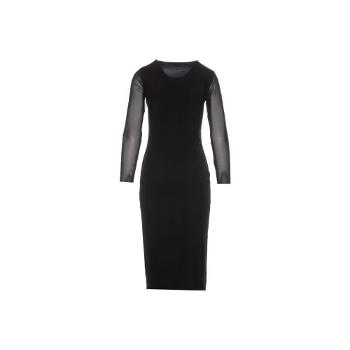 Patrizia Pepe Длинное платье с длинными рукавами женское