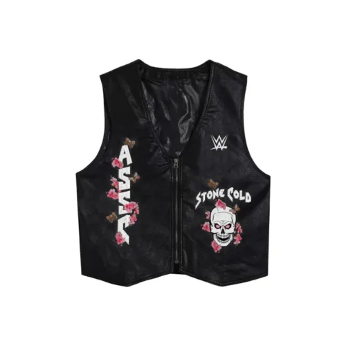 ANTI SOCIAL SOCIAL CLUB WWE Collaboration Черная Унисекс Футболка