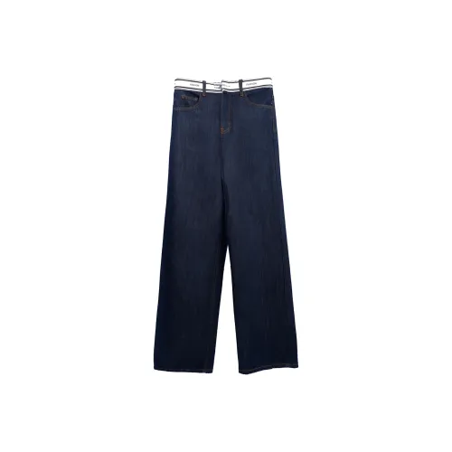 MJ STYLE Джинсы Женские Темно-синие