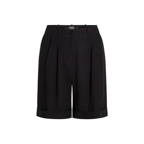Шорты KARL LAGERFELD Повседневные Женские Черные