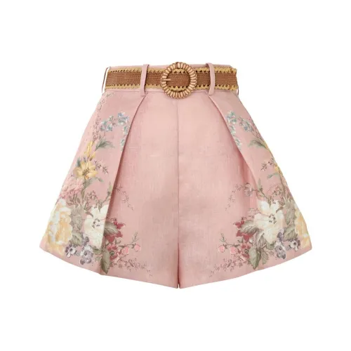 Zimmermann Розовые Женские Повседневные Шорты