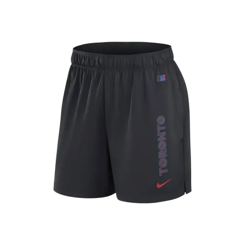 nike x MLB Toronto Синий Jays Аутентичная Коллекция Повседневные шорты Женские Морской синий