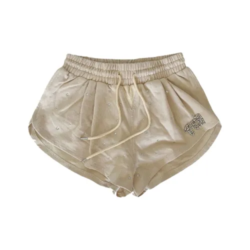 TCH Повседневные шорты Женские Бежевые