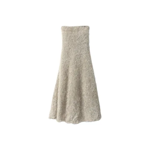CINOH KNIT Длинная Юбка Женская Светлый Умбра