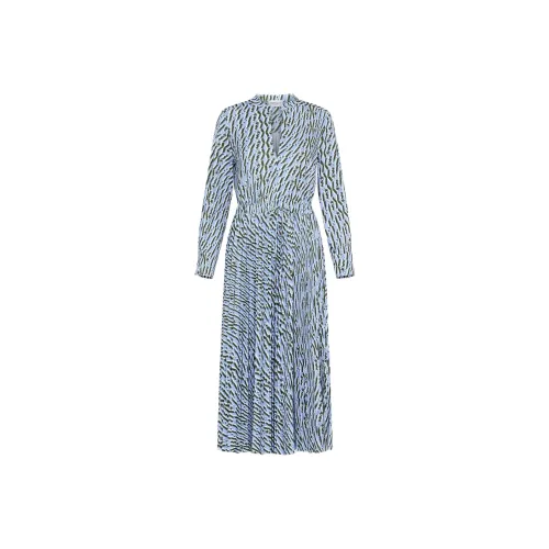 Marella Blue Женские Длинные Рукава Платья
