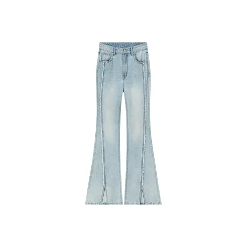 CHUU Джинсовый синий Женские джинсы