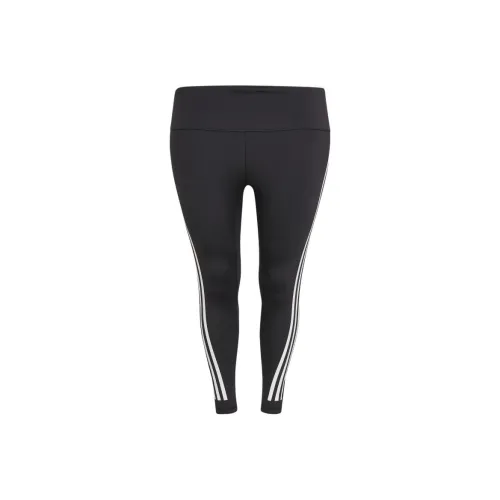 Adidas OPTIME TRAINICONS 3 STRIPES Леггинсы Женские Черный Белый