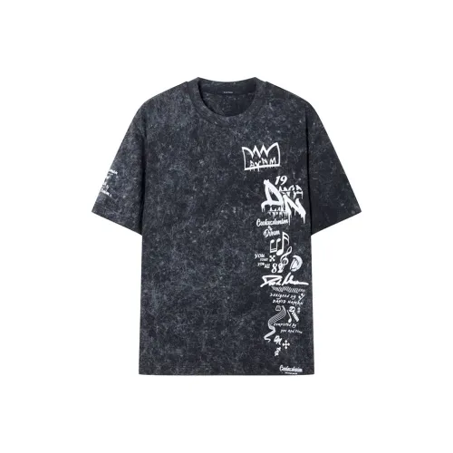 DAVID NAMAN Серый Мужской T-Рубашки