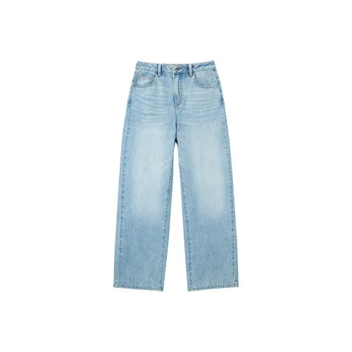 LEDIN Джинсы Женские Светлый Деним