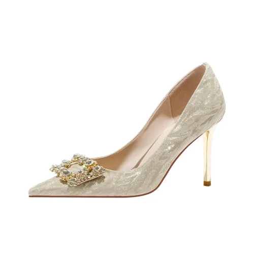 Lan Miao Узкий каблук Высокие каблуки Женские Золото