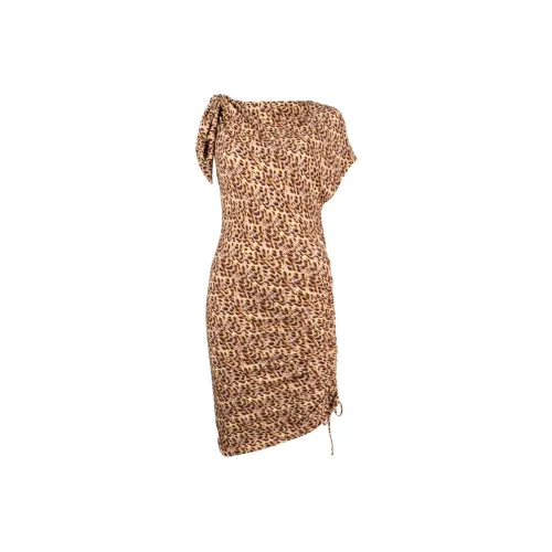 ISABEL MARANT ETOILE SS24 Без рукавов Платье Женское Охра Умбра