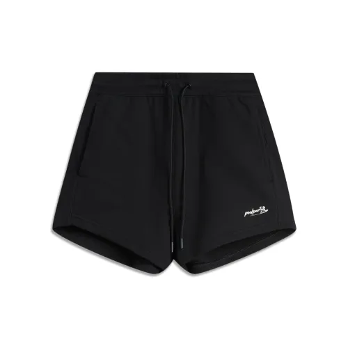 LINING Sports Life Collection Черные Женские Повседневные шорты