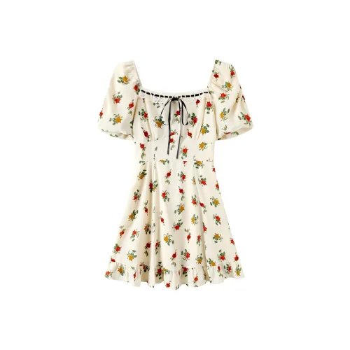 ZCDECO Короткое платье с короткими рукавами женское