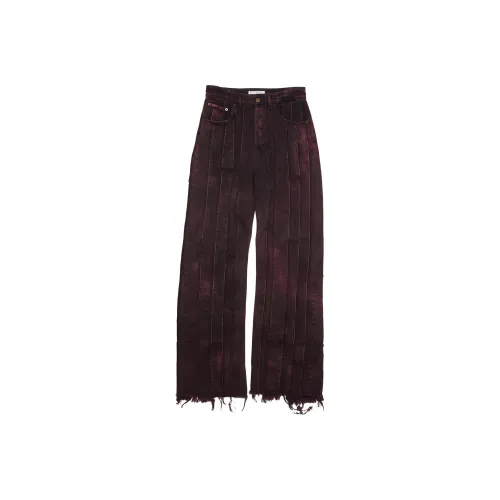Acne Studios Джинсы 2021F Женские Бордовый