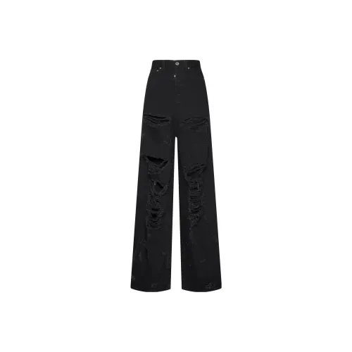 Vetements Черные Женские Джинсы